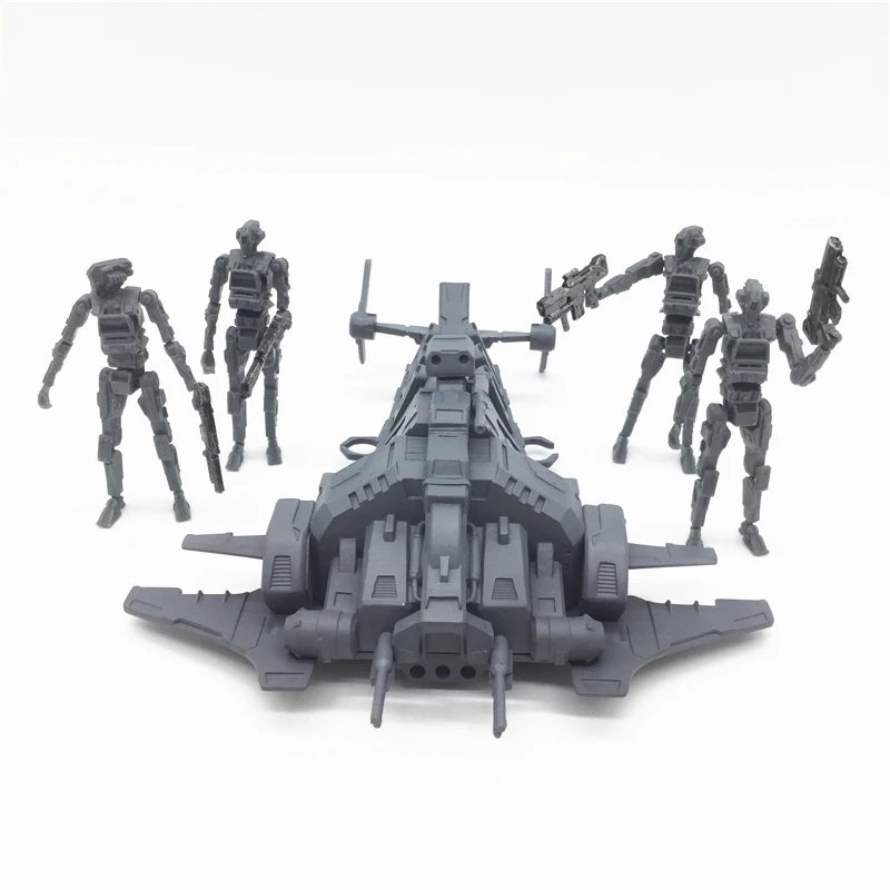 Игрушка JOY TOY 1:27 пластиковая модель комплект военный Кузнечик Райдерс наборы (5