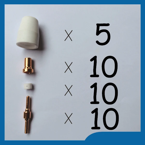 Double eleven shopping spree 35PCS Air plasma cutting cutter Consumables Extended Fit PT31 LG40 Torch CUT-50D (PT-31) Double eleven shopping spree 35PCS Air plasma cutting cutter Consumables Extended Fit PT31 LG40 Torch CUT-50D (PT-31)