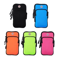 Sport Running Arm Bag Fitness Arm Band Bag Pouch Jogging Mobile Phone Holder Pouch Belt GYM Cover for Smartphone 6" 2