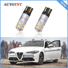 Bombillas LED Canbus W5W T10 para coche Alfa Romeo, 168, 194, 145, 146, GTA, 147, 155, GTA, Sportwagon, 156, 159, 164, 166, 33, 75, 90