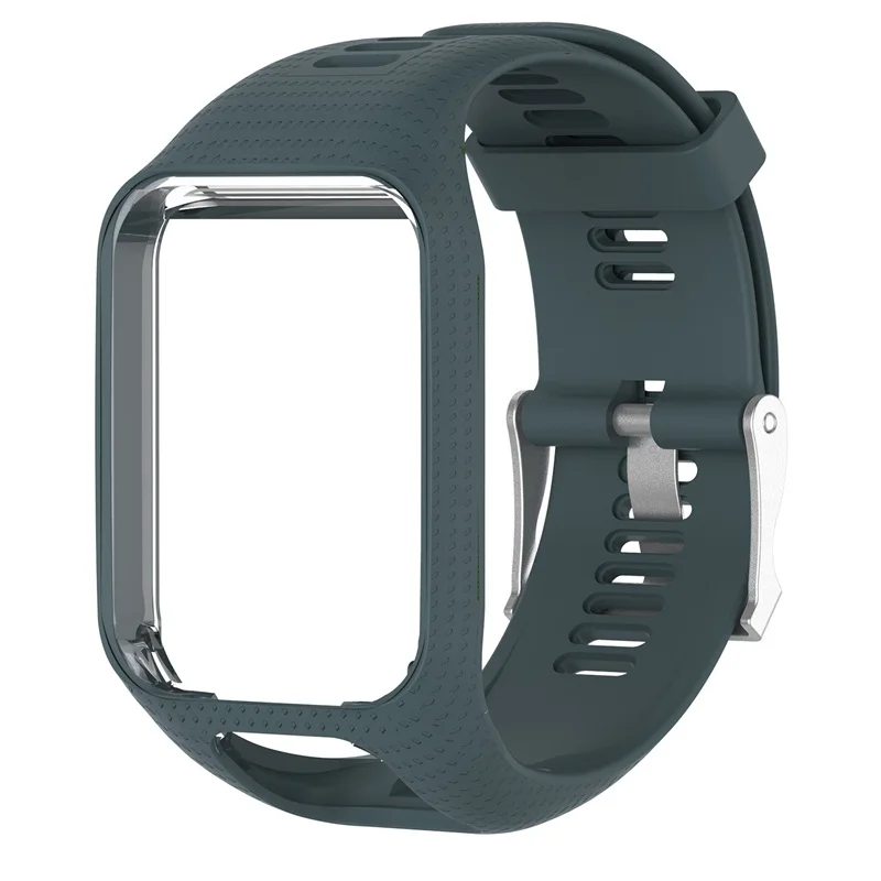 Силиконовый сменный ремешок для часов Tom 2 3 серии ремешок для часов Ремешок для TomTom Runner 2 3 gps часы - Цвет: Yanqing