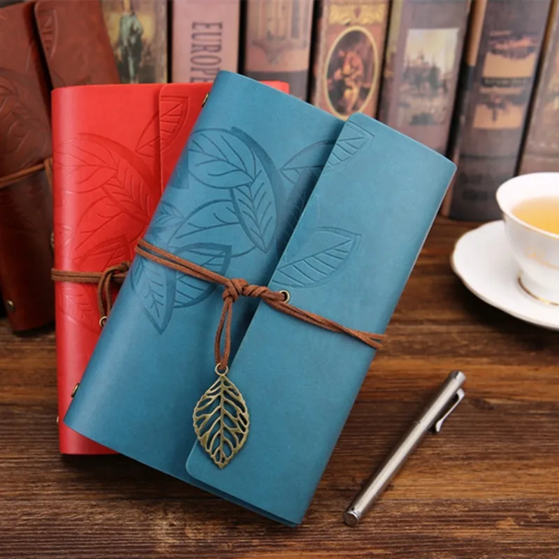 

Blank Kraft Paper Travel journal Notebook Sketchbook planner Drawing Writing smooth loose-leaf binder Notepad for office Memos