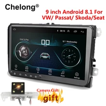 9 pollici Android 8.1 Doppio 2Din Auto radio GPS Auto radio 2 Din USB Per Volkswagen/Passat/GOLF /Skoda/Seat Wifi bluetooth 2din
