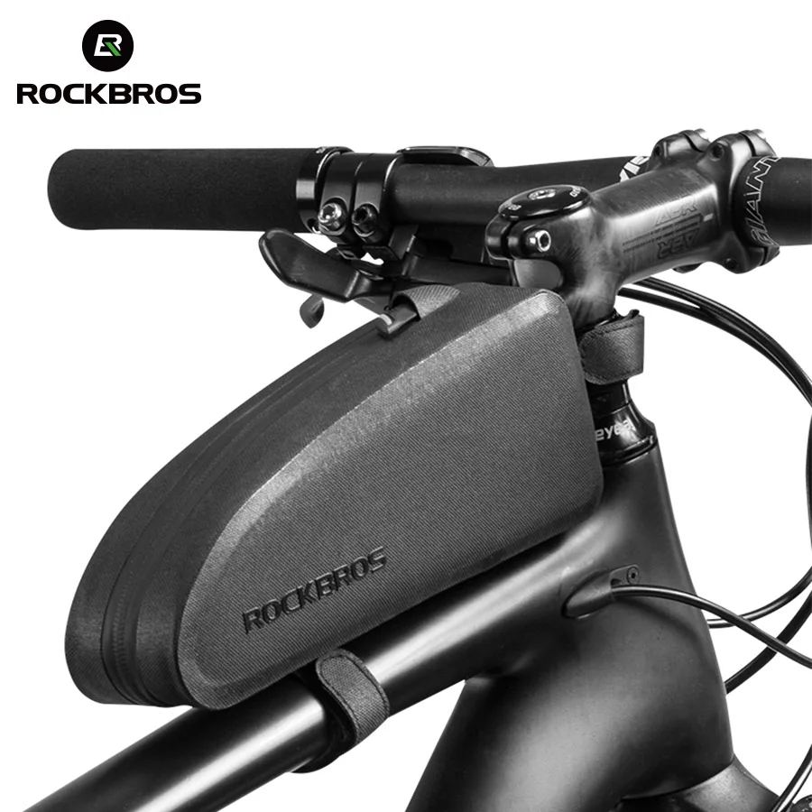 ROCKBROS للماء دراجة الدراجة حقائب المعطف الدراجات حقيبة MTB الطريق دراجة أعلى الجبهة أنبوب إطار السلة الأسود الدراجة اكسسوارات ROCKBROS للماء دراجة الدراجة حقائب المعطف الدراجات حقيبة MTB الطريق دراجة أعلى الجبهة أنبوب إطار السلة الأسود الدراجة اكسسوارات