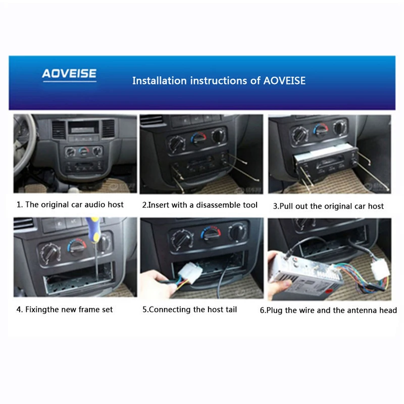  Aoveite 12V coche FM USB SD AUX en audio estéreo AV252 radio incorporado 2 altavoces Bluetooth mano