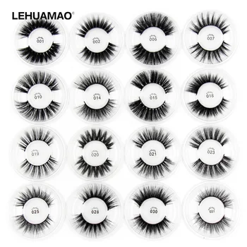 

LEHUAMAO Silk Eyelashes 3D Mink Lashes Mink False Eyelashes Long Lasting Lashes Natural Mink Eyelashes mink Makeup False Eyelas