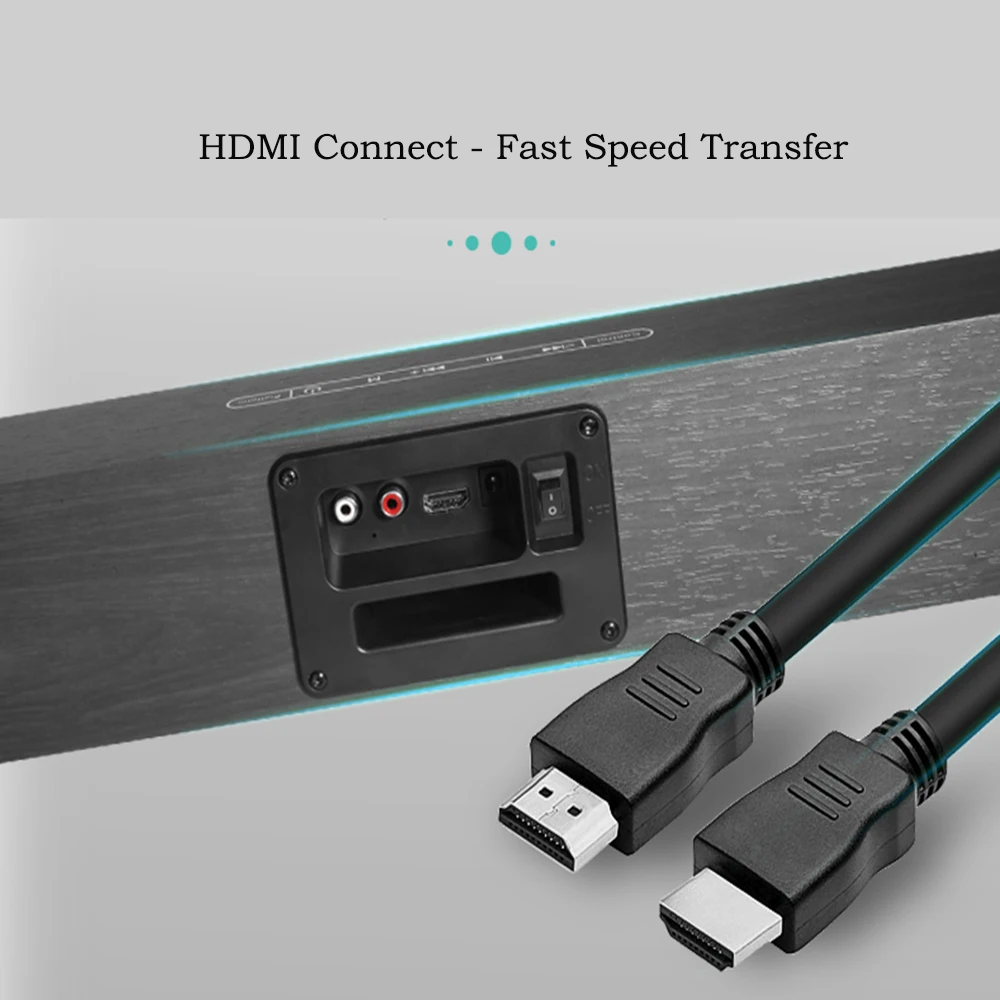 Беспроводная ТВ звуковая панель Bluetooth Колонка 30 Вт Hi Fi стереозвук деревянная с RCA