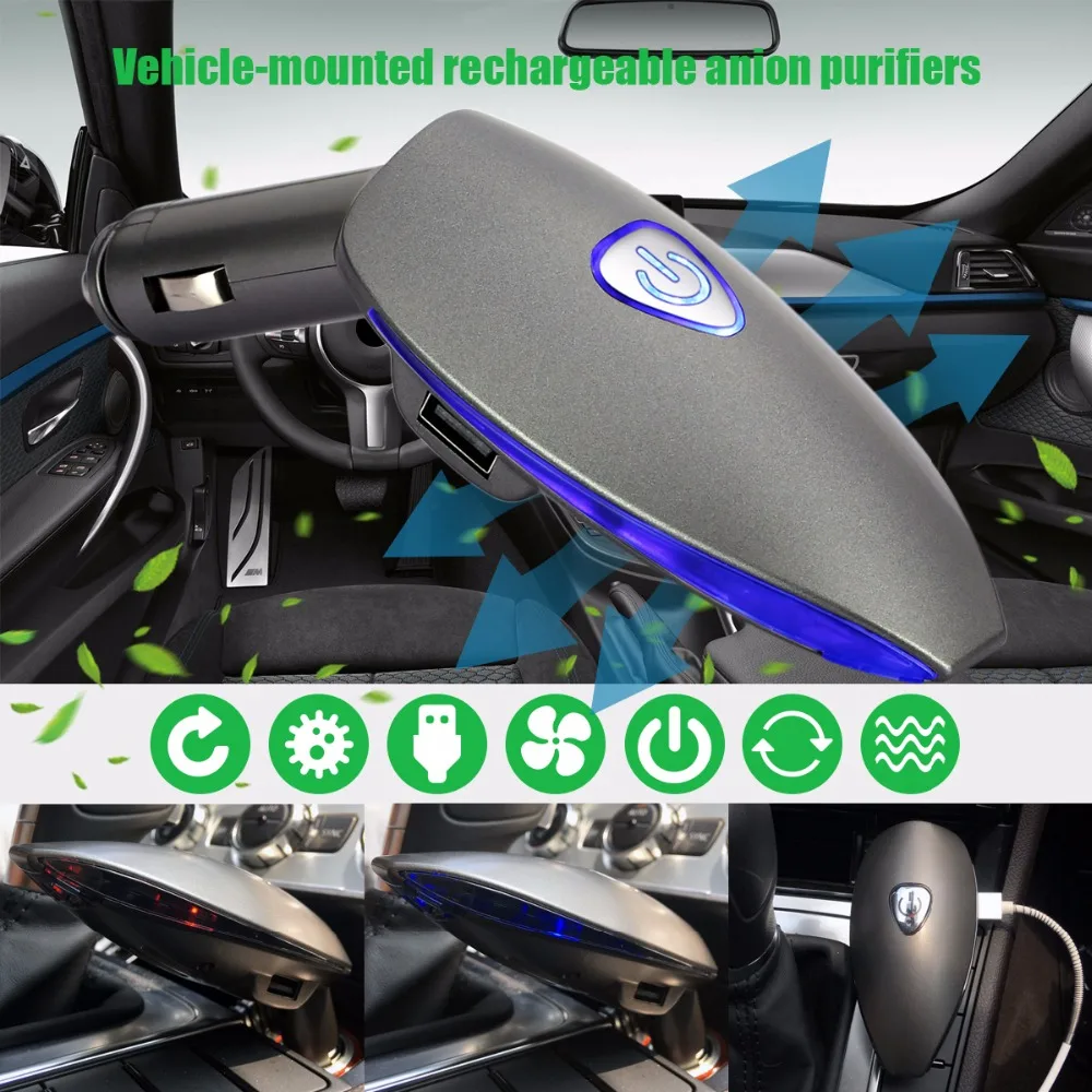 Car Air Purifier For Fresh Air Car Oxygen Bar Vehicle to Remove Cigarettes Smell, Peculiar Smell, For Maldehyde and Haze for car Car Air Purifier For Fresh Air Car Oxygen Bar Vehicle to Remove Cigarettes Smell, Peculiar Smell, For Maldehyde and Haze for car