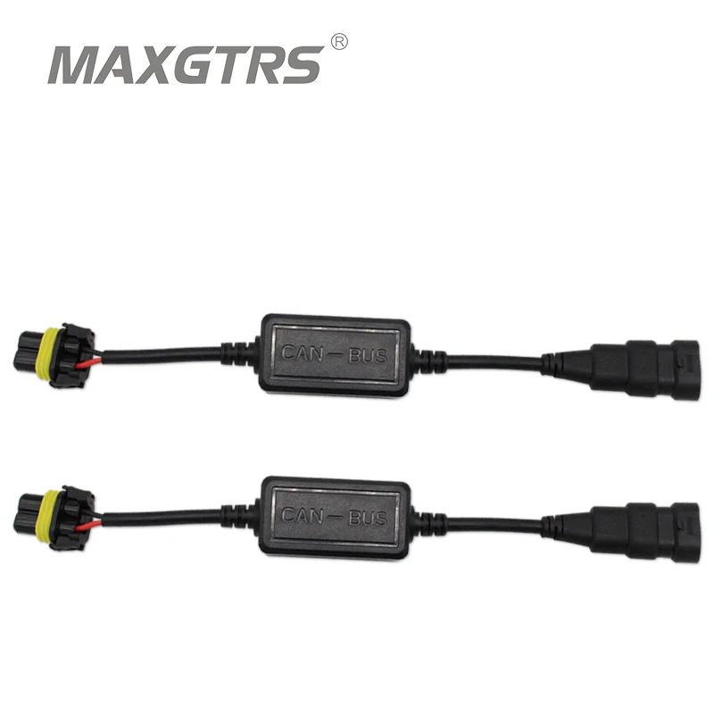 

2x H4 9003 HB2 H7 EMC Car LED HID Headlight Decoder Canbus Fog Light IC No Error Load Resistor No Flickering Warning Canceller