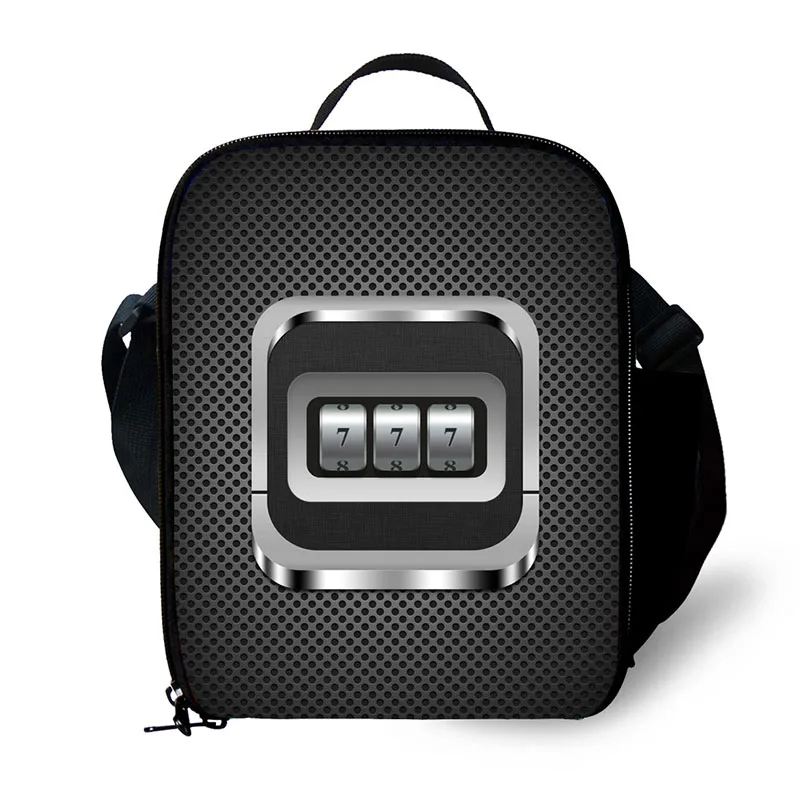 

Iron mesh digital pattern Lunch Bag for Children Thermal Bag for Food Storage Insulated Child Kids Lunch Box for School