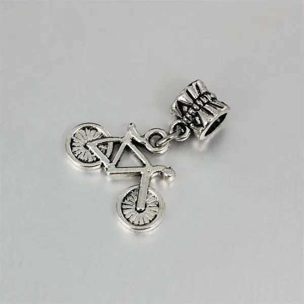 Free Shipping 1pc Christmas Gift European Antique Silver Bicycle Free Shipping 1pc Christmas Gift European Antique Silver Bicycle Bead Pendant Charms Fits Pandora Charm Bracelets Pca040 In Beads From Jewelry Accessories