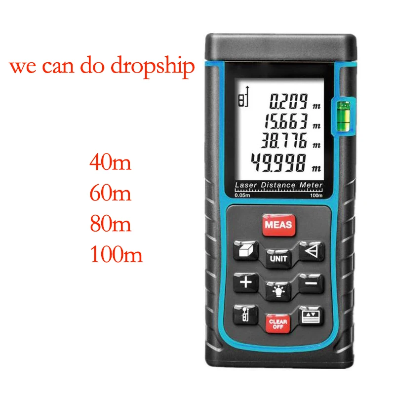 Laser distance meter 40M 60M 80M 100M rangefinder trena laser tape range finder build measure device ruler test tool Laser distance meter 40M 60M 80M 100M rangefinder trena laser tape range finder build measure device ruler test tool