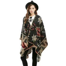 Free Shipping Hot Sale Women Girl Vintage Wool Blanket Oversized Tartan Scarf Wrap Shawl Plaid Check Pashmina Warm