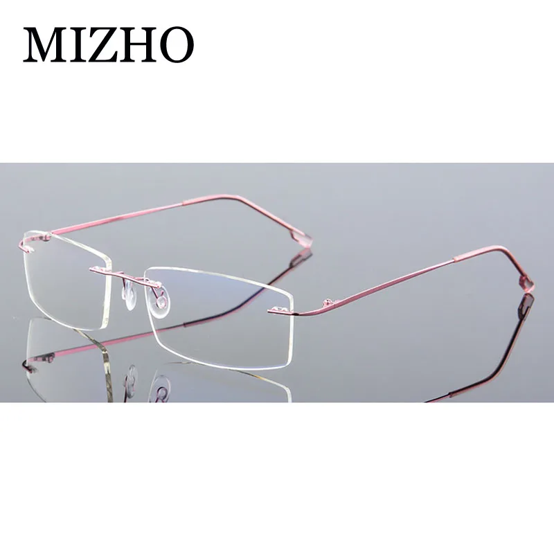 Компьютерные очки прозрачные анти-радиационные мужские лучи излучения без оправы очки прямоугольные деловые анти-голубые легкие очки для женщин