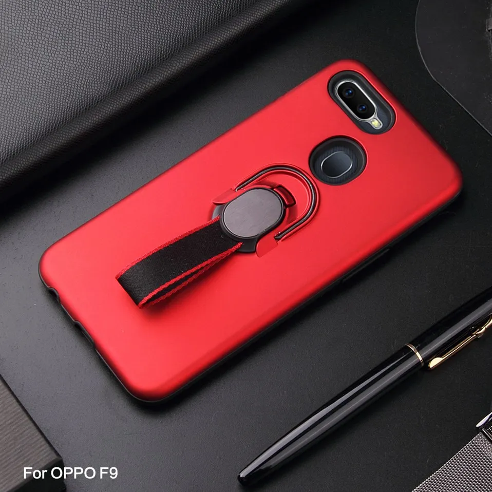 Ring Holder Case For OPPO F9 Pro F5 F7 Coque Silicone Magnetic Phone Back Case For OPPO R9S A73 A79 A3S R17 Realme 2 Pro Cover   (12)