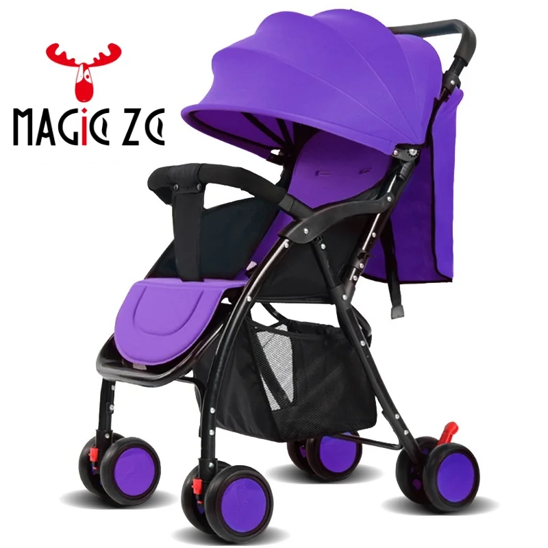 EU RU без налога детская коляска 2 в 1 коляска складной зонт детская коляска может сидеть может лежать ультра-светильник портативный на самолете - Цвет: 11