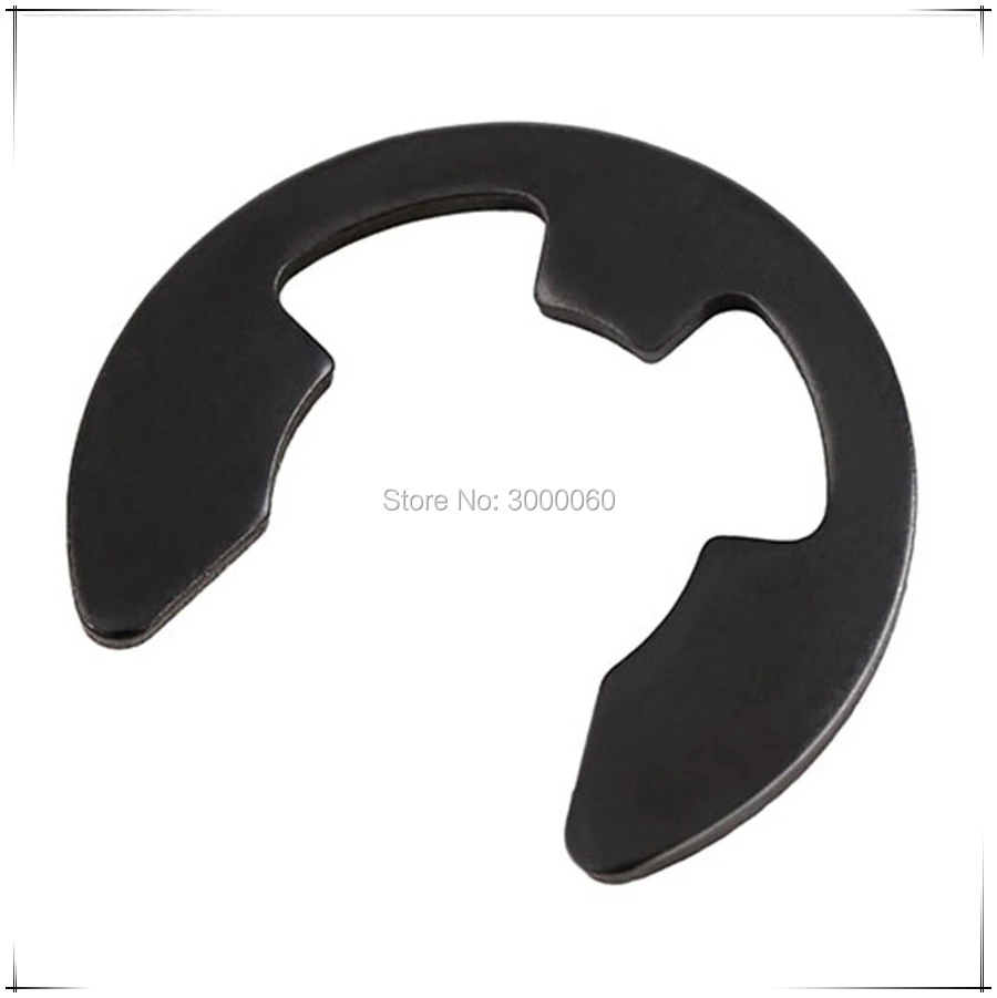 M10 M12 M15 Mn65 Black Steel E Type Retaining Lock Washers For Shafts
