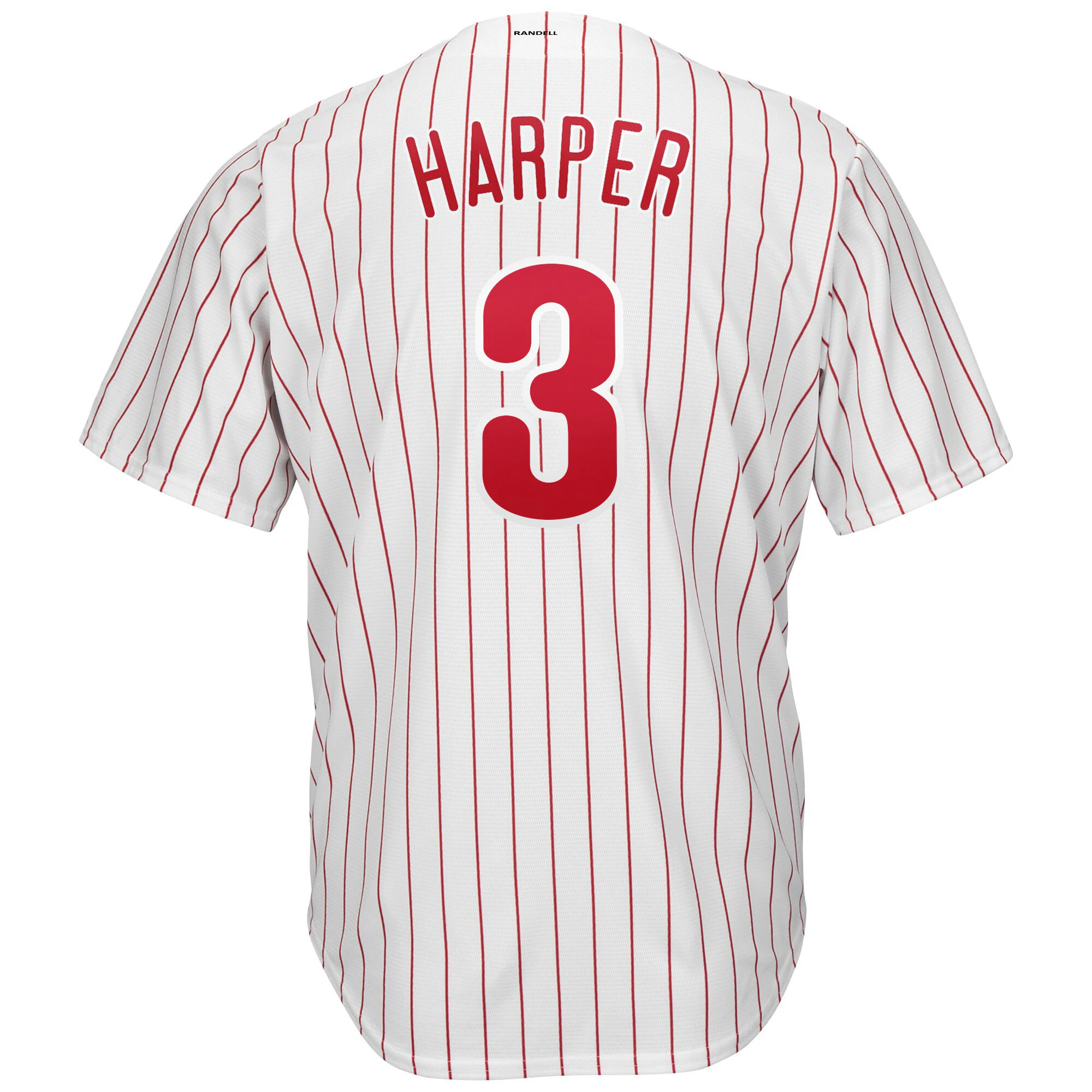 

3 Harper Jersey Philadelphia Men's Baseball Jersey White Red Gray Cream