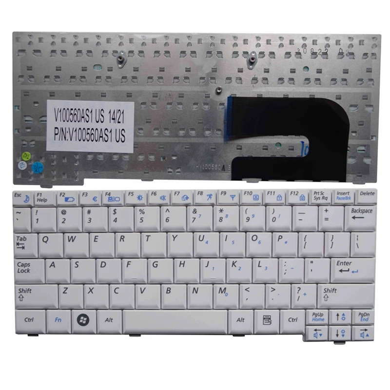 YALUZU для samsung NC10 NC110 NC120 ND10 серии Клавиатура США раскладка V100560AS1 V100560BS1 V100560DS1 QWERTY клавиатура английский