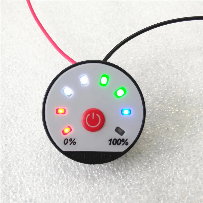 

1pcs Programmable 8-65V Universal LED Lithium/Lead Acid Battery Capacity Indicator Power Level Display Meter Tester JS-8T