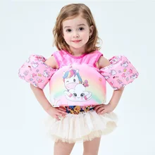 Детский жилет для плавания детский спасательный жилет с героями мультфильмов плавучий жилет милое детское Купание и плавание на рукавах