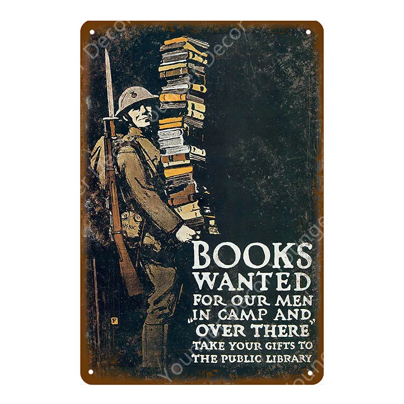 Мировая война, металлические знаки, русский военный, политологический винтажный настенный плакат, художественная живопись, декоративная табличка для паба, бара, клуба, домашний декор - Цвет: YD6584E