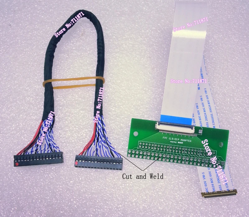 LVDS EDP сварочный набор FPC fcc DIP коннектор экран кабель 0 5 шаг 20453 040T eDP линия|type b|line