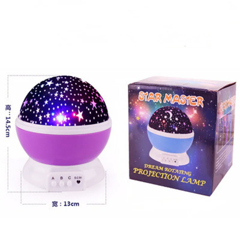 LED Star Master Sky Starry Lamp Auto Rotating Projector Night Light With USB Port bedroomlight lamp - 33036579513