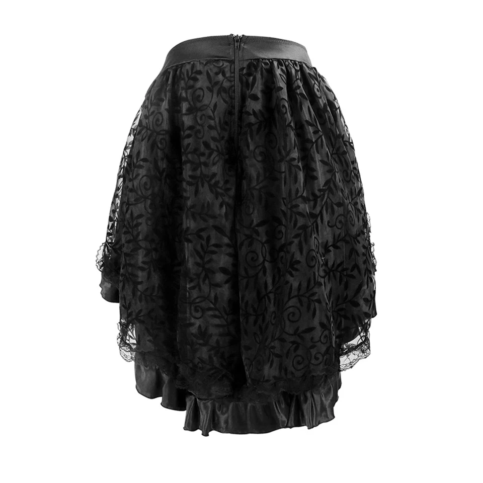 Beonlema стимпанк корсет платье набор сексуальный красный корсет Топ черный готический бюстье для взрослых юбка пачка панк Бурлеск Одежда