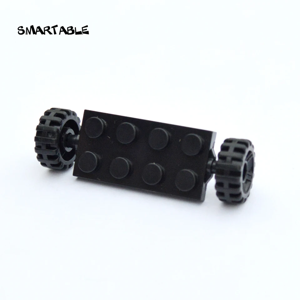 Smartable Plate Special 2x6 2x4 2x2 1x2 1x4 с держателем колеса строительные блоки детали MOC игрушки