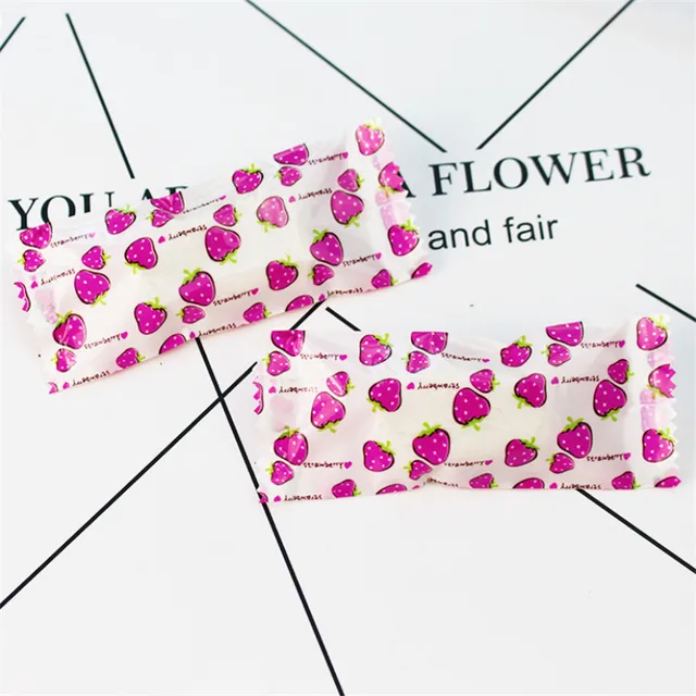 200 Pcs Dairy Handmade DIY Nougat Sugar Plastic Bag Food Packing Candy Wrapping Bakery Bags Style 10