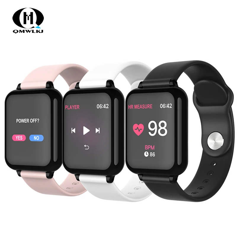

B57 Smart watches Waterproof Sports For Iphone Smartwatch Heart Rate Monitor Blood Pressure Functions For kid Women Men pk iwo