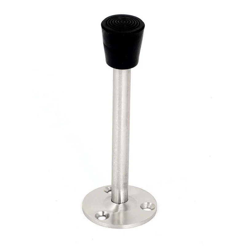 

NEW 45mm x 120mm Wall Mount Stainless Steel Door Stop Stopper Doorstop