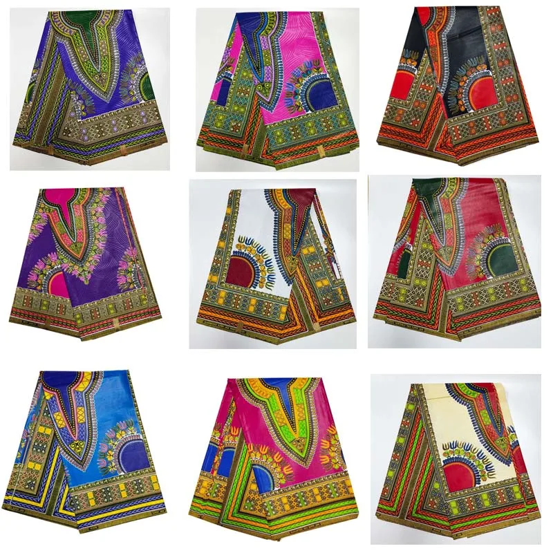 В нигерийском стиле хлопок Ангелина Анкара Дашики восковая ткань, модная Высококачественная африканская вощеная ткань принтом часть 1