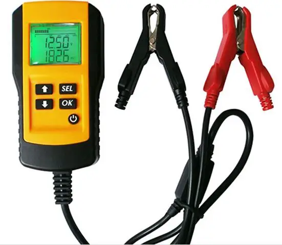 

Free Shipping AE300 12V Vehicle Car Digital Battery Test Analyzer Diagnostic Tool red and yellow is randomly shipped