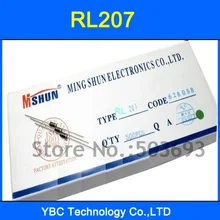500 шт./лот RL207 с выпрямительным диодом
