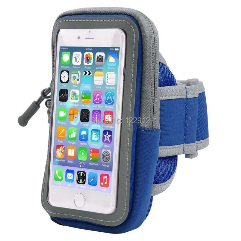 Universal Sport Running Riding Arm Band Case For Cell Phone Holder Zipper Bag-14