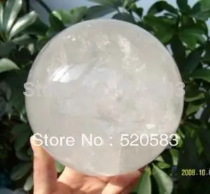 

NATURAL CLEAR QUARTZ CRYSTAL SPHERE BALL Healing 150mm +Stand