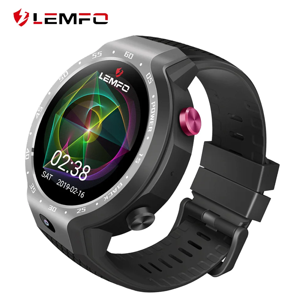 LEMFO LEM9 Смарт часы телефон двойной системы Android 7.1.1 LTE 4 г Sim 5MP фронтальная камера gps Wi