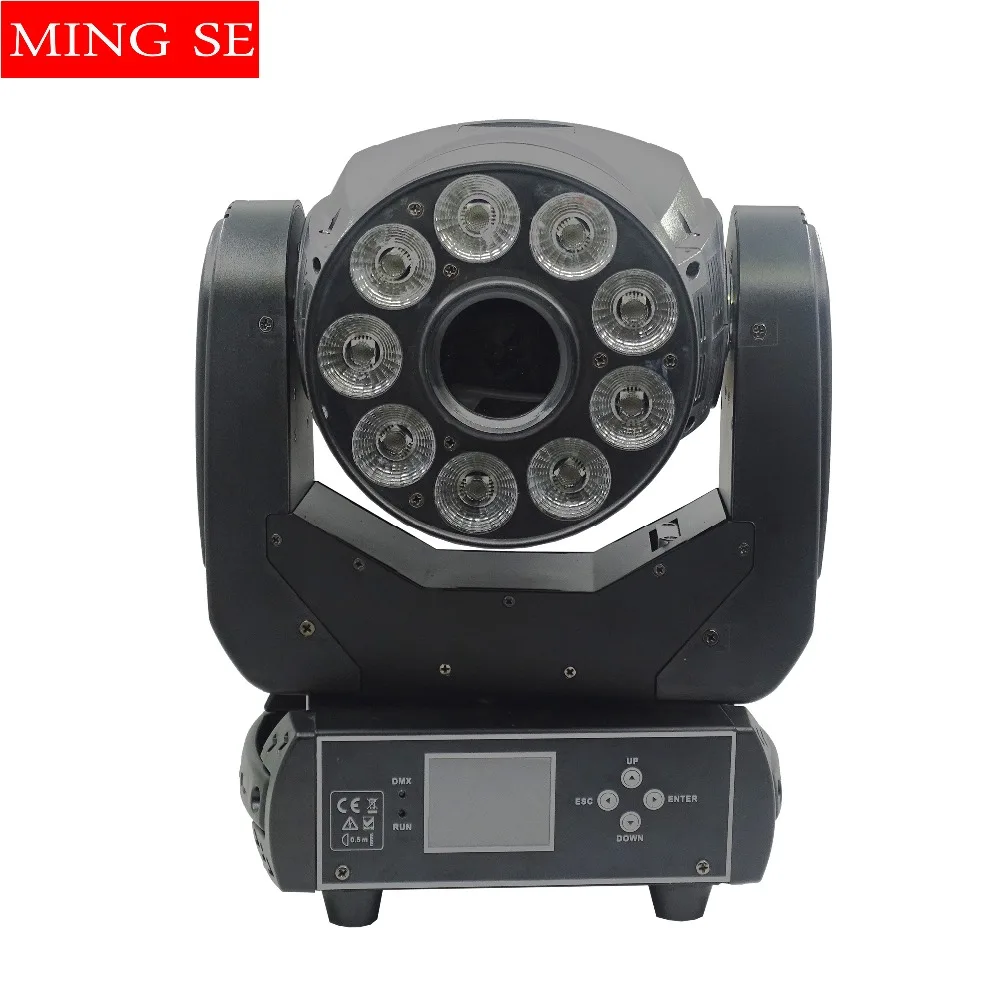 

6x8w Lamp Gobo Strobe Disco DJ Lighting 6*8W RGBW 4IN1 LEDs Wash+30W LED Moving Head Spot 30w mini led moving head spot