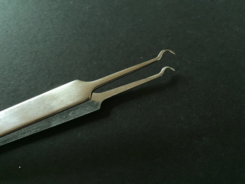 Новое поступление Нержавеющая сталь угорь Пятна Прыщ Extractor Remover иглы изгиб изогнутый