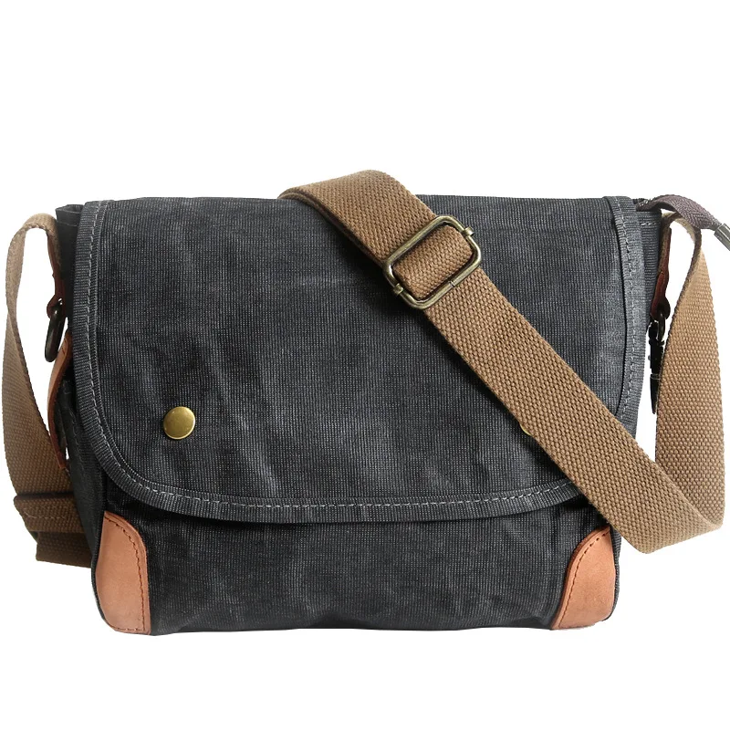 

Men's Canvas Shoulder Bag Handbag Vintage Messenger Bag Business Men Travel Crossbody Bags Postman Satchels Bolsas Femininas