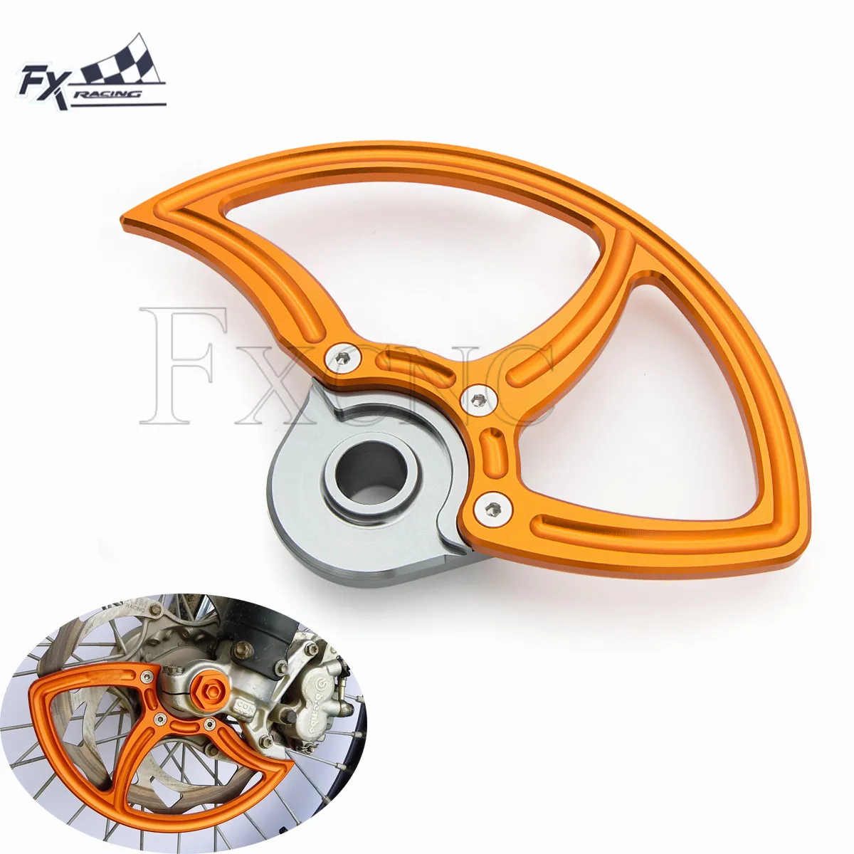 

CNC Motorcycles Front Brake Disc Guard Protection For KTM SX SXF 125 250 350 450 2015-2018 Husqvarna TC/FC TE/FE TX/FX 125-501