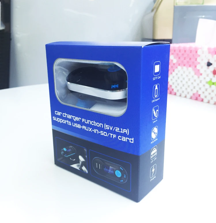 Автомобильный mp3 Bluetooth плеер Bluetooth Автомобильный mp3 карточная машина автомобиль зарядное устройство, Fm передатчик, автомобильный держатель для телефона на телефонные звонки в режиме hands-free Bluetooth для автомобиля