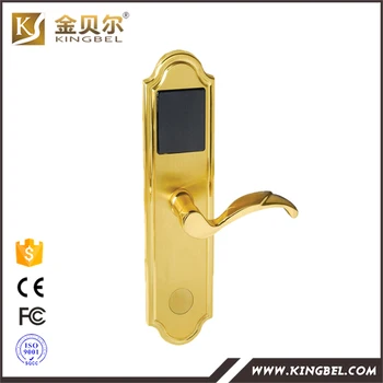 

High security electronic hotel RFID card door locks with free software system