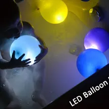 50 шт./партия Led шар свет ПОГРУЖНОЙ водонепроницаемый Декор подсветка в виде цветов для праздников/Рождество/Валентина поставки 8 цветов