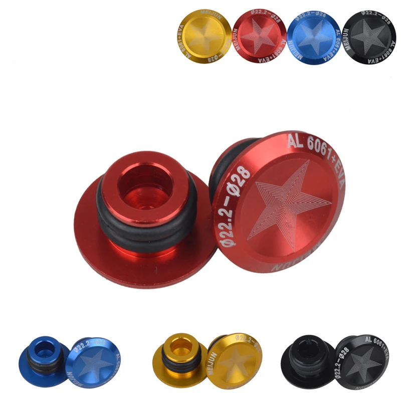 

1 Pair Aluminum Alloy Bicycle Handlebar End Plug BMX MTB Road Bike Grips Bicycle Cycling Handles Grips Caps Stoppers Accessories