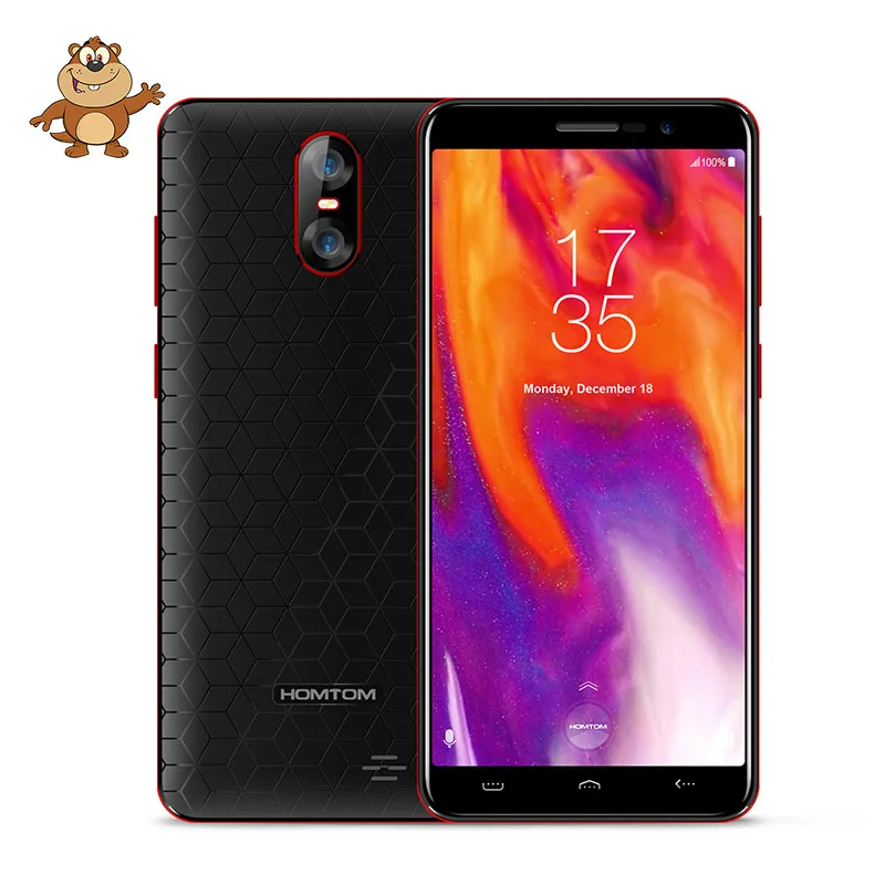 

HOMTOM S12 MT6580 Quad Core Android 6.0 Smartphone 5.0 Inch 18:9 Display Dual Back Cameras 1GB RAM 8GB ROM 3G Mobile Phone