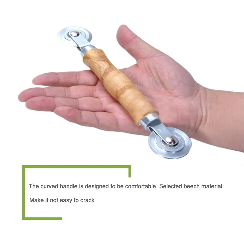 

Screen Rolling Tool With Wooden Handle And Steel Wheels For Installing Window Door Screens Tool Bearing Roller