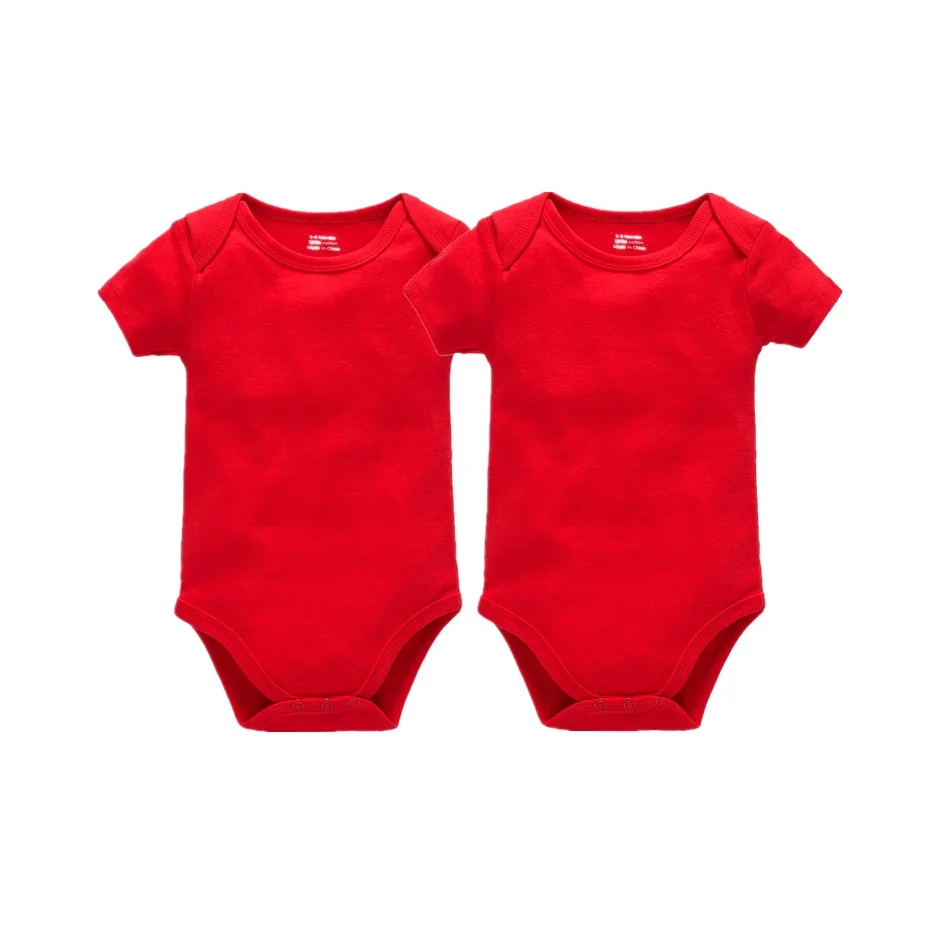 2 шт. летние комбинезоны для мальчиков одноцветное короткий рукав Спортивный костюм для малышей Комбинезоны хлопка Комбинезоны Одежда для новорожденных детская одежда - Цвет: 2HY2211